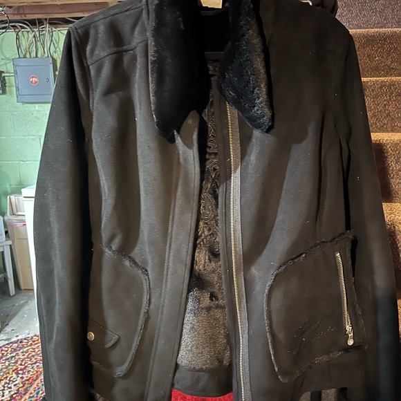Harley-Davidson Jackets & Blazers - Harley Davidson women’s suede Sherpa coat